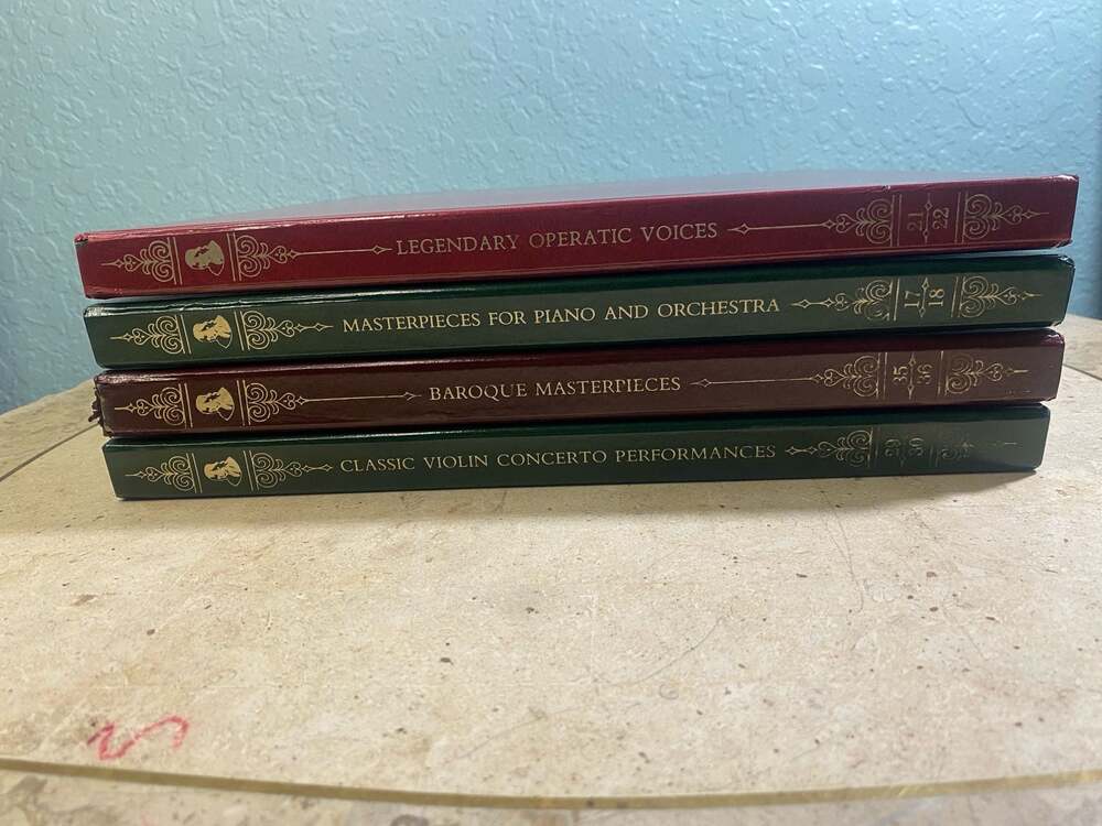 Franklin Mint The 100 Greatest Recordings of All Time 4 Volume Set (8 LPs)